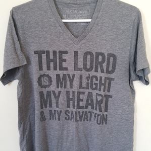 walk in love. graphic tee